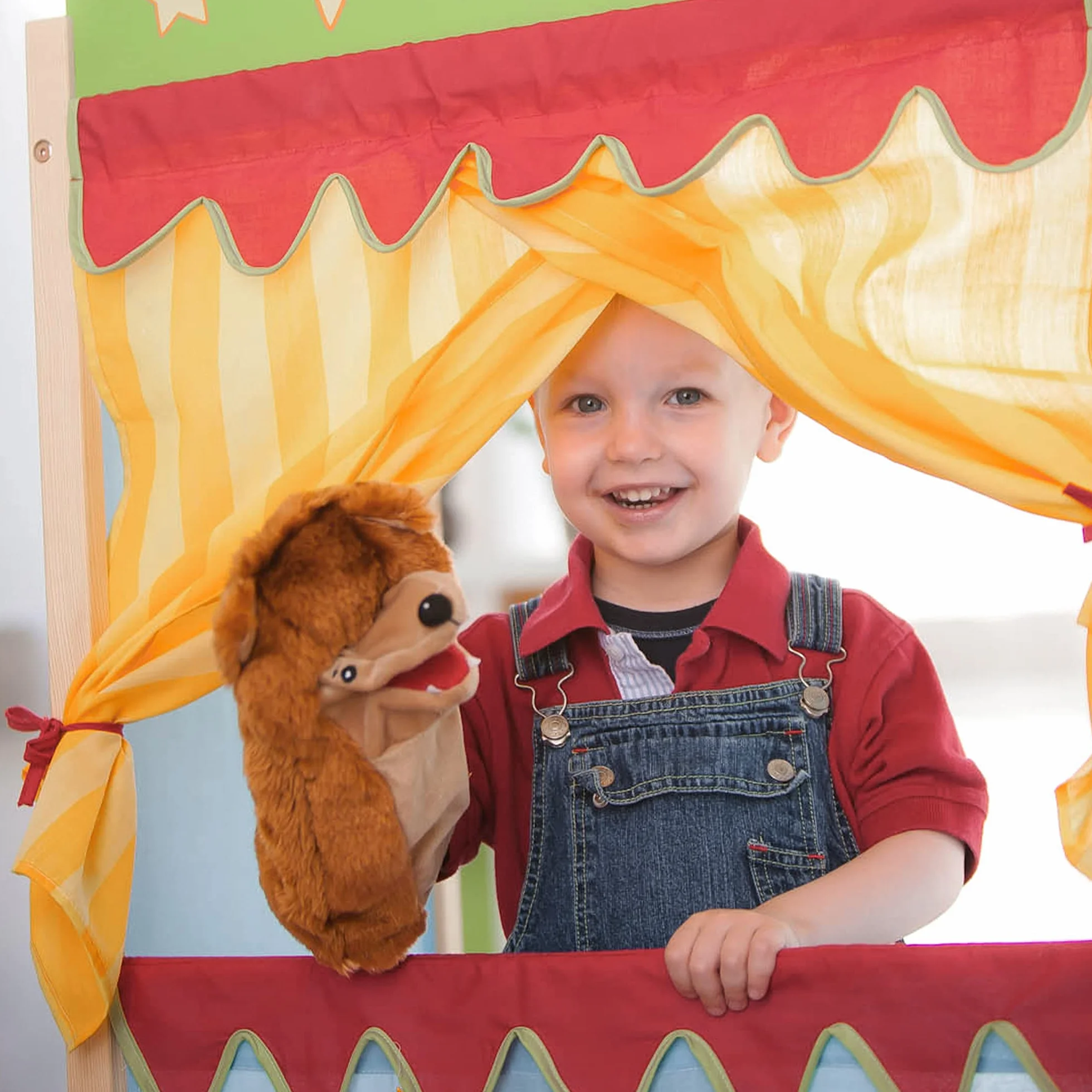roba Set di 6 Personaggi Marionette da Mano in Tessuto di Peluche e Feltro - Burattini per Teatrini per Bambini - Ideale come Regalo di Compleanno e Natale - Multicolore