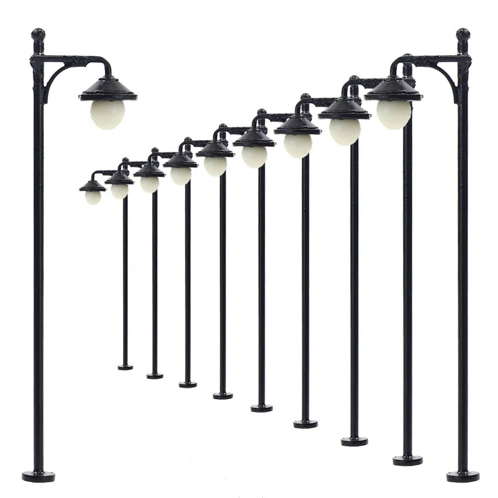 Evemodel LYM22 Model Railway Street Lights HO OO Scale LEDs 10pcs