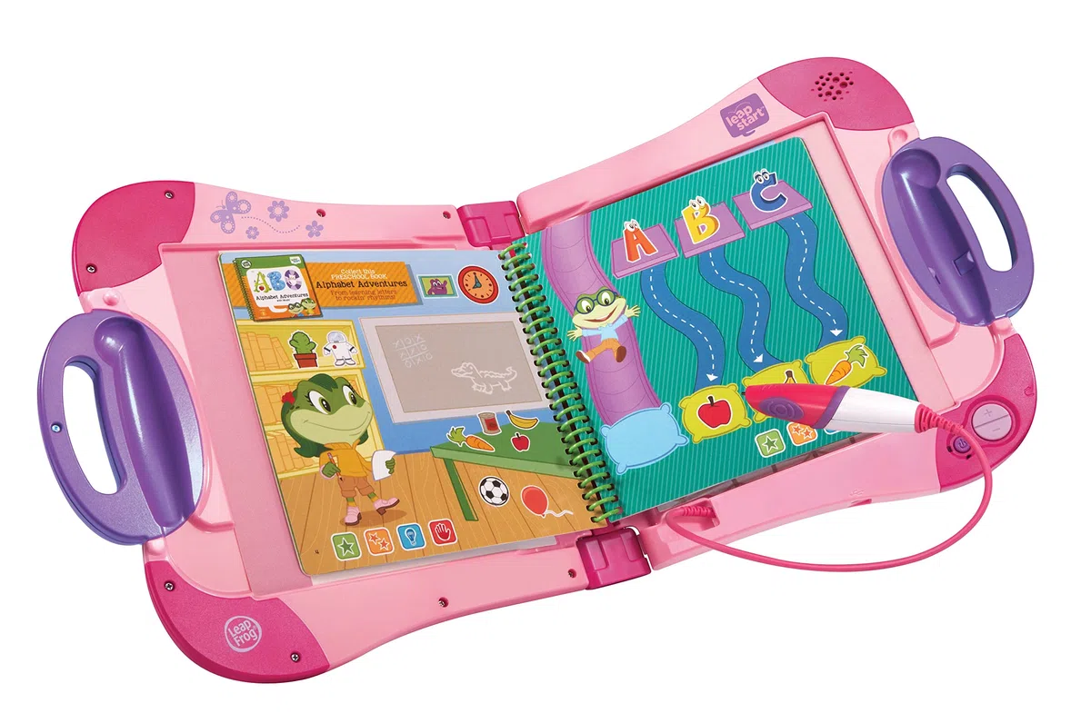 LeapFrog LeapStart 602153 - Libro elettronico, giocattolo educativo e interattivo per bambini e bambine di 2, 3, 4, 5, 6, 7 anni, colore: rosa