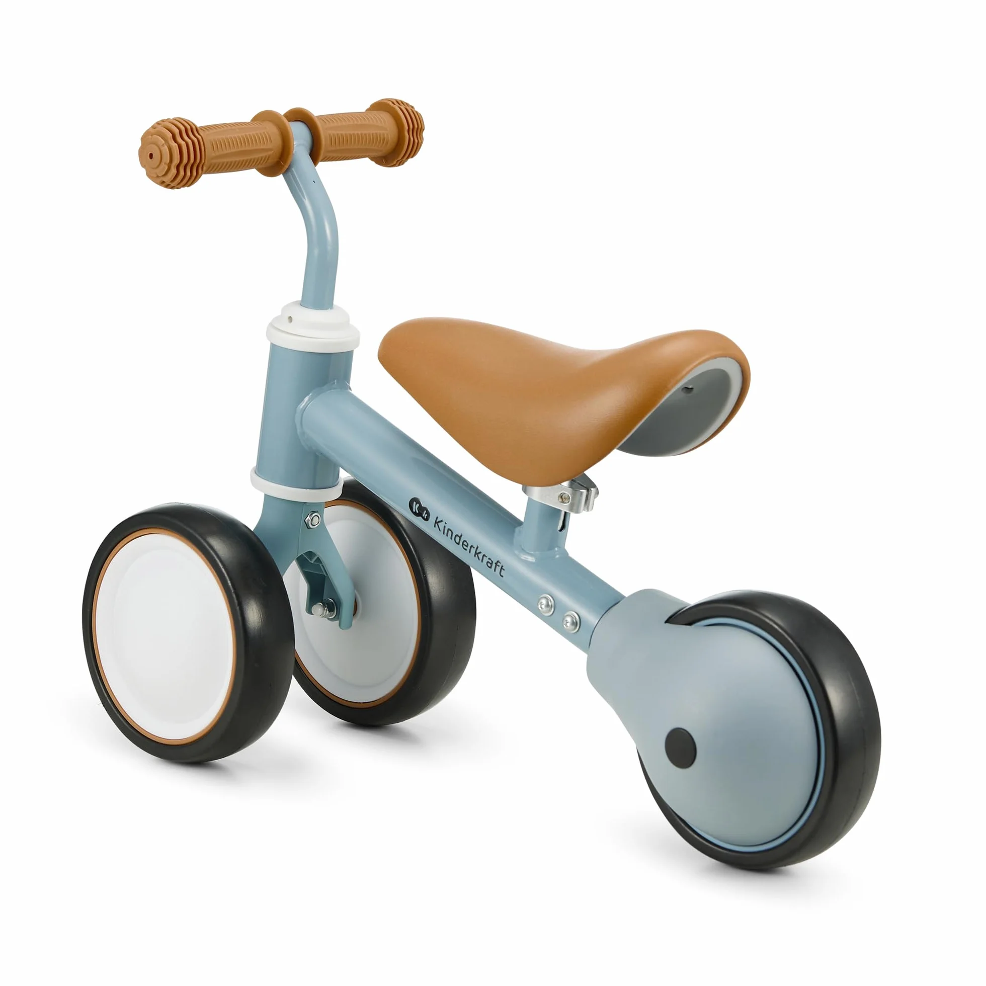 Kinderkraft CUTIE Bici senza Pedali, Bicicletta in Metallo, Sella Regolabile, Leggero Triciclo, da 1 Anno, Blu