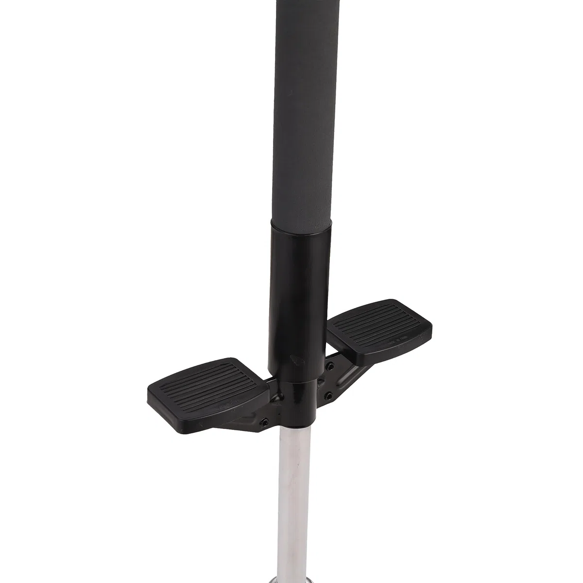 Pogo Stick Relaxdays per Bambini, springstock Fino a 35 kg, Imbottito, da Esterno, Antiscivolo, Acciaio Inox, Nero