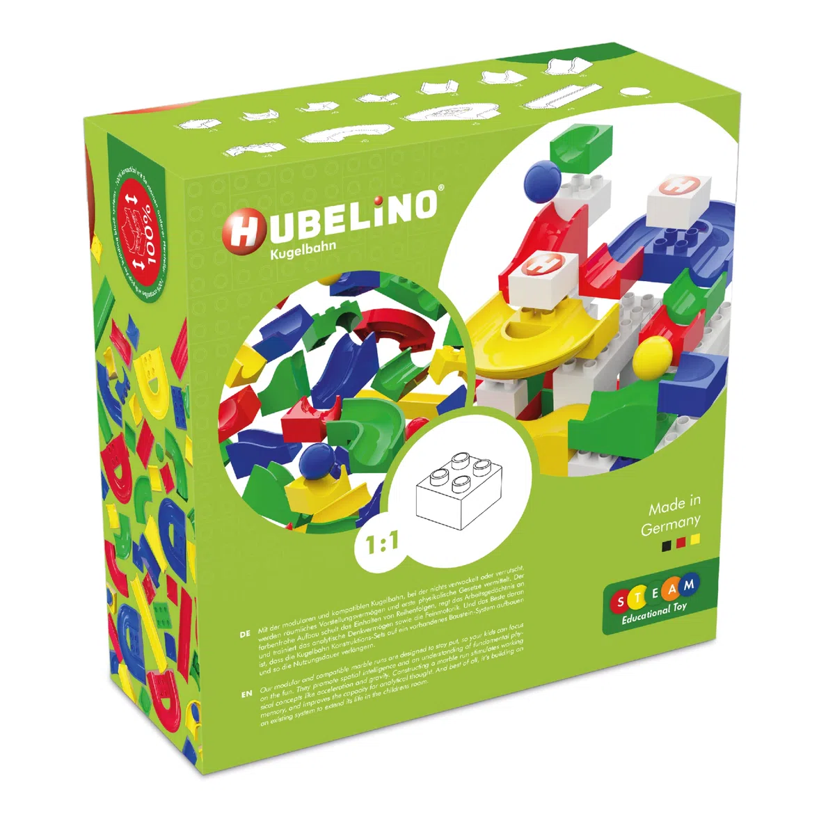 Hubelino 420473 - Set di 55 Elementi ferroviari