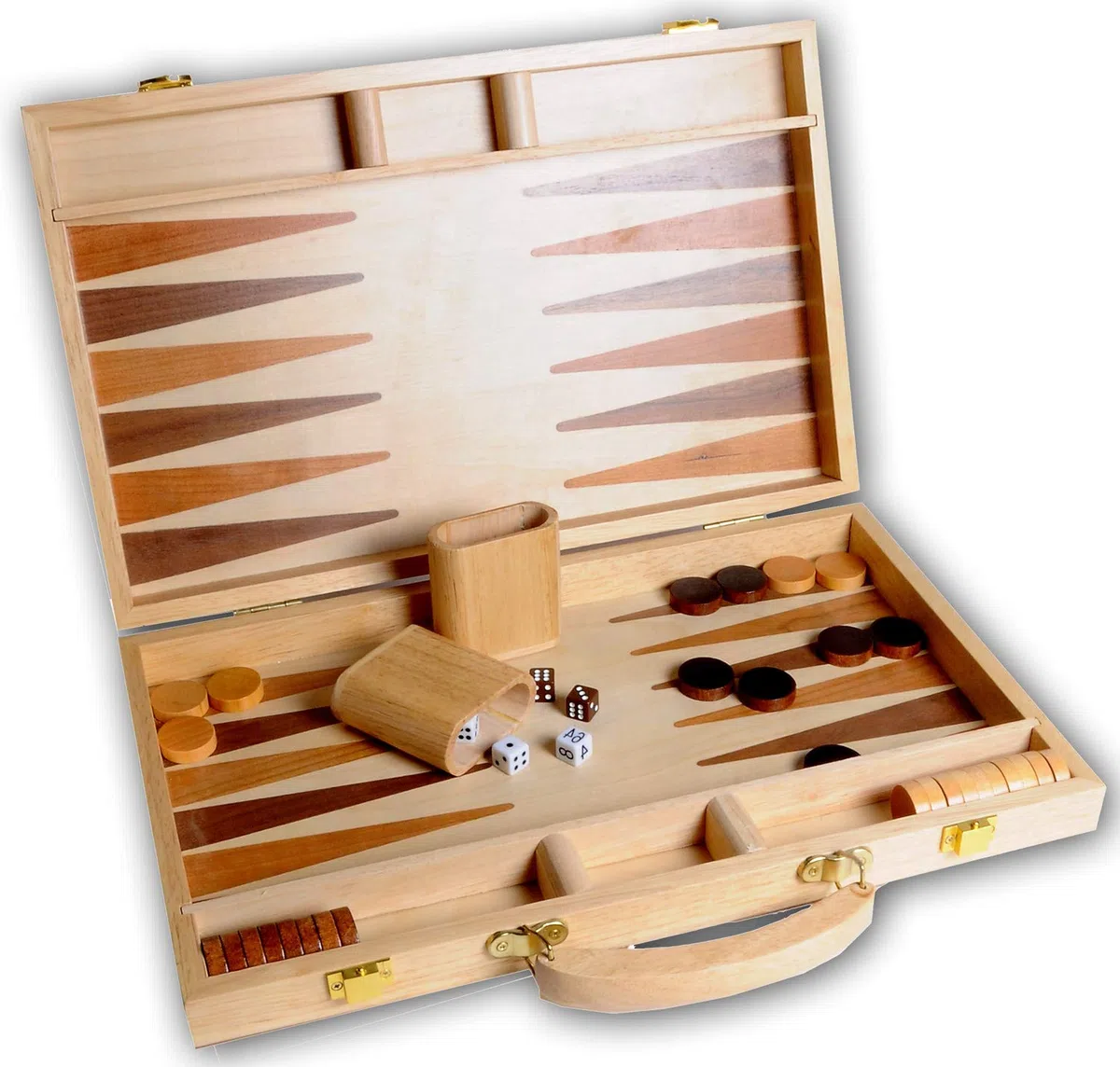Engelhart - 150536 - Set di Backgammon in Legno Intarsiato