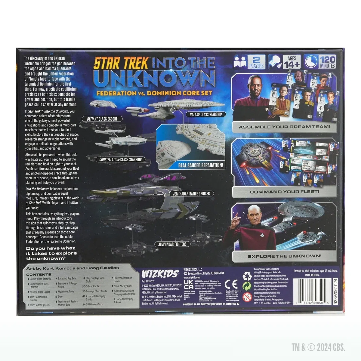 WizKids Star Trek: Into The Unknown - Federazione vs Dominion Core Set