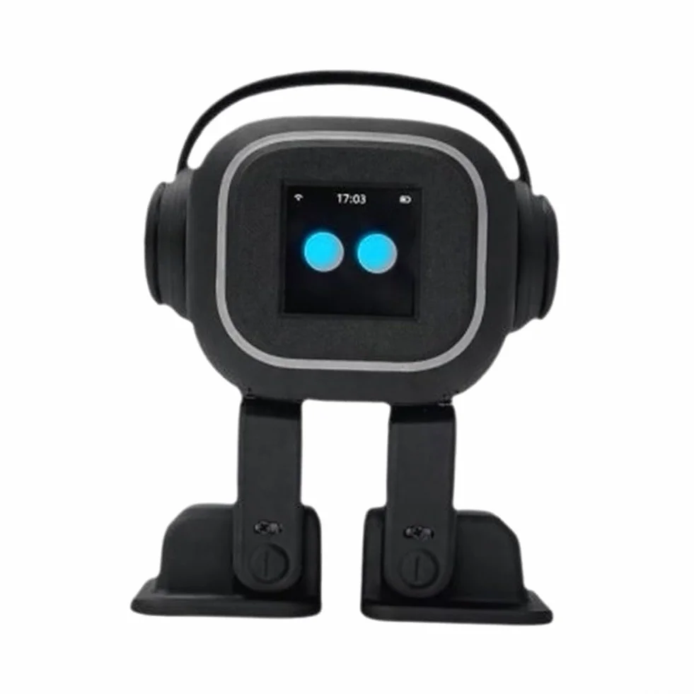 Chatbot AI per COMPANION Robot con interazione emotiva, intrattenimento canto e ballo, controllo vocale, espressione (nero)