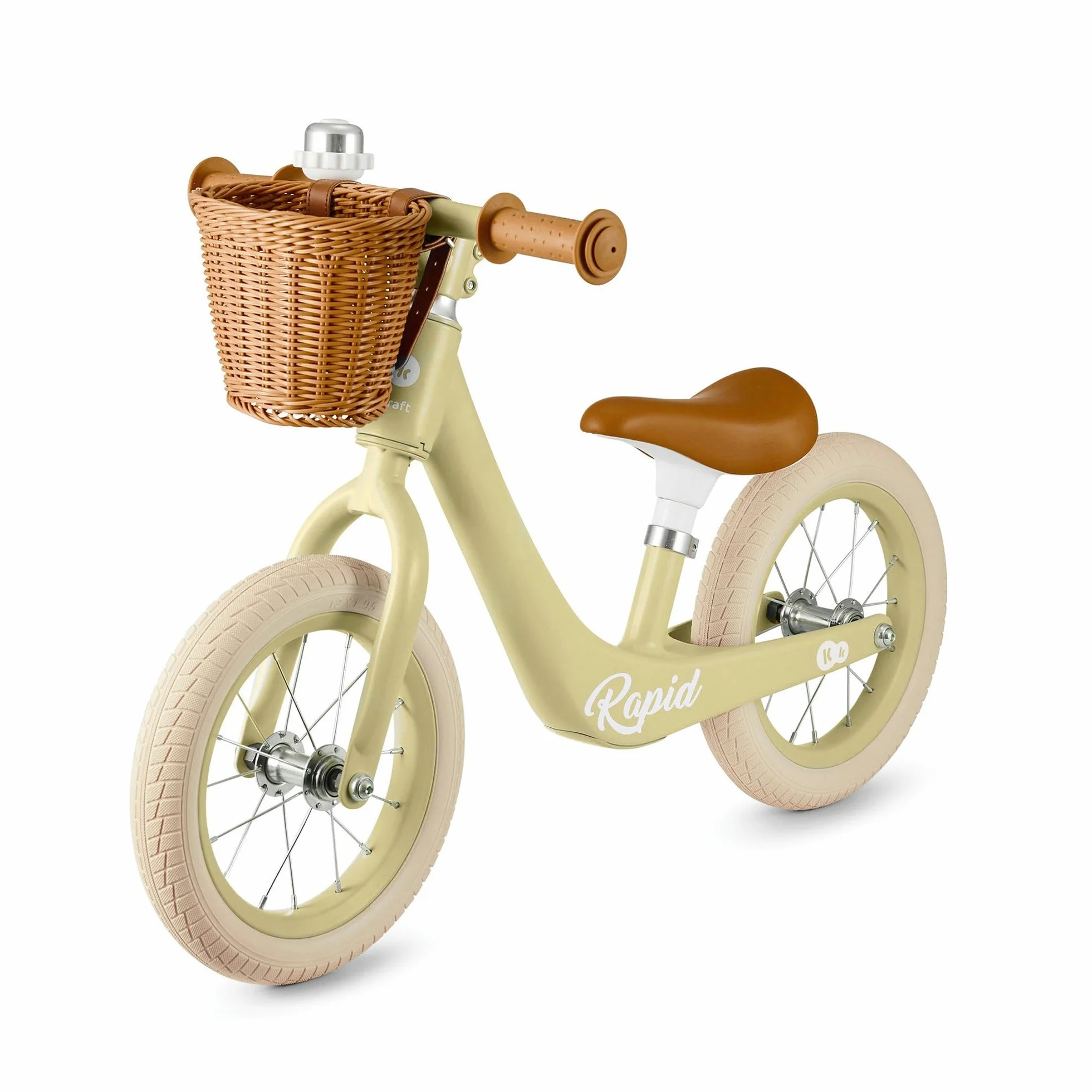 Kinderkraft RAPID2 Bicicletta in metallo, Bici senza pedale, Giocattoli per bambini da 2 anni a 35 kg