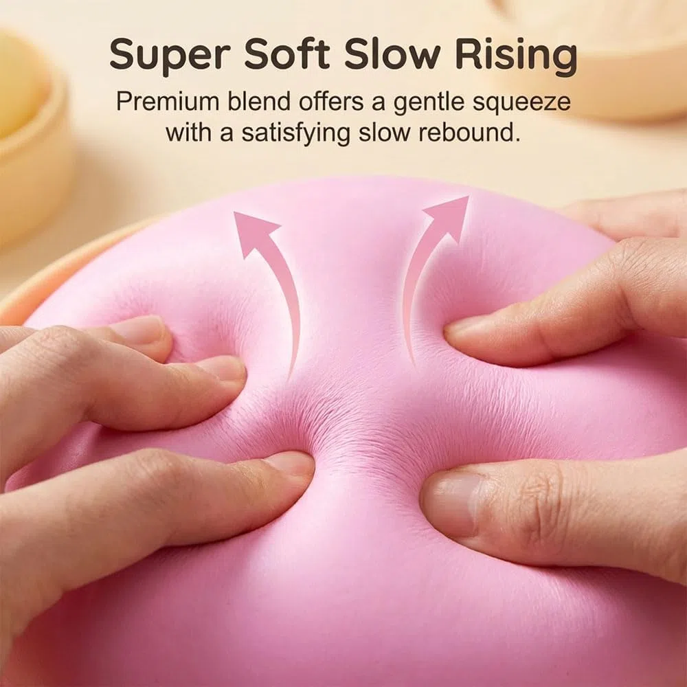 Squishy gigante da 15 cm, con vaporizzatore, palla antistress extra large, per ravioli grandi, morbido impasto per decompressione, sollievo dall'ansia, strumento per adulti
