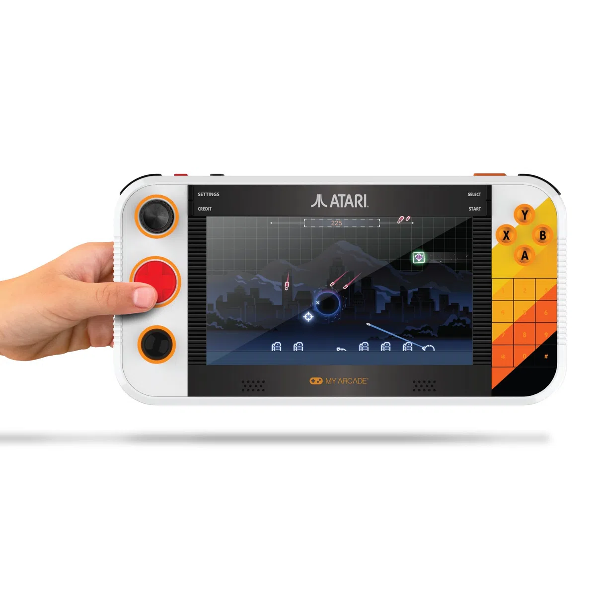 My Arcade Atari Gamestation Go Console Portatile 7 Pollici 200+ Giochi Retro WiFi Ricaricabile