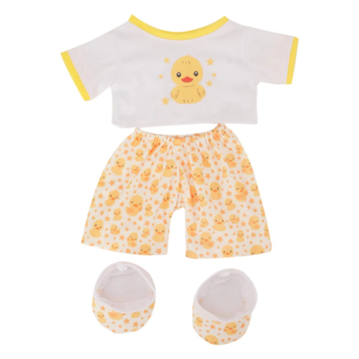 Pigiama e pantofole a forma di anatra, 40 cm, vestito da orsacchiotto