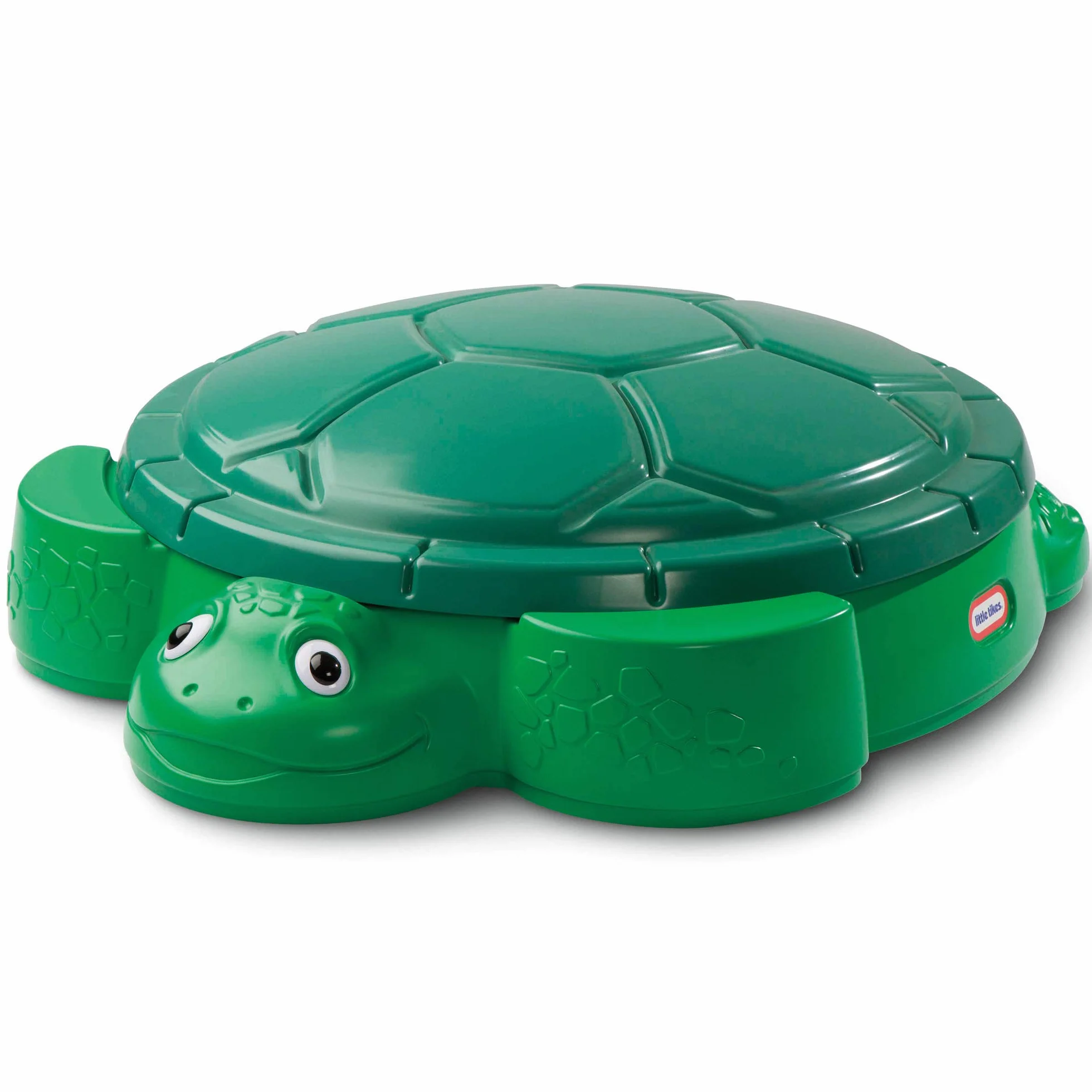 Little Tikes Tartaruga Sabbiera per Giardino, Sicura e Portatile, Funge Anche da Scatola per Immagazzinamento per Esteriori, Stimola la Creatività, Per Bambini dai 12 Mesi
