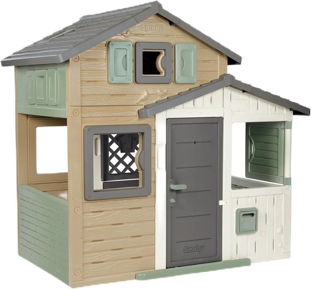 Smoby Casetta Green Evo Friends z plastiki recyklingowej dla dzieci od 2 lat