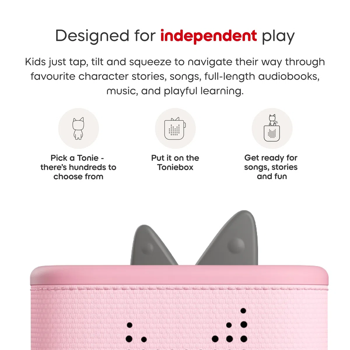 Toniebox 2 Starter Set creativo Tonie Rubie Cloud Pink