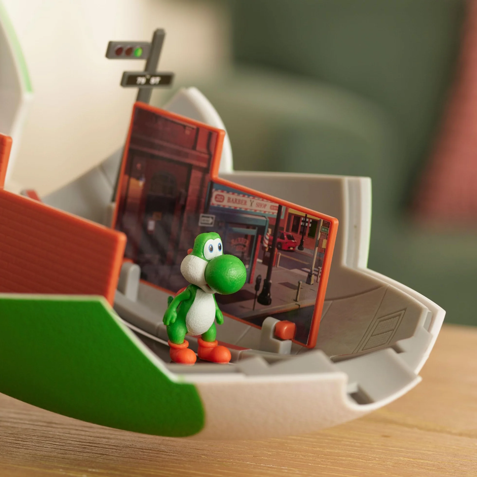 Playset Uovo di Yoshi del film Super Mario Galaxy, 23 cm, con personaggi d'azione da 3,8 cm, con licenza ufficiale Jakks Pacific, include mini figure esclusive, playset, età 3+