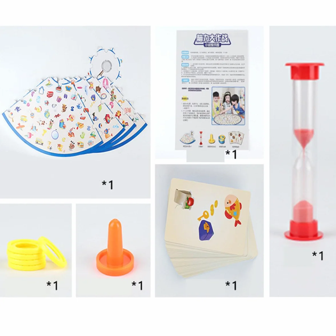 Tabella di Ricerca Detective per Gioco Educativo Interattivo Genitore-Figlio Giocattolo di Intelligenza per Sviluppo Reattività Set Didattico Resistente