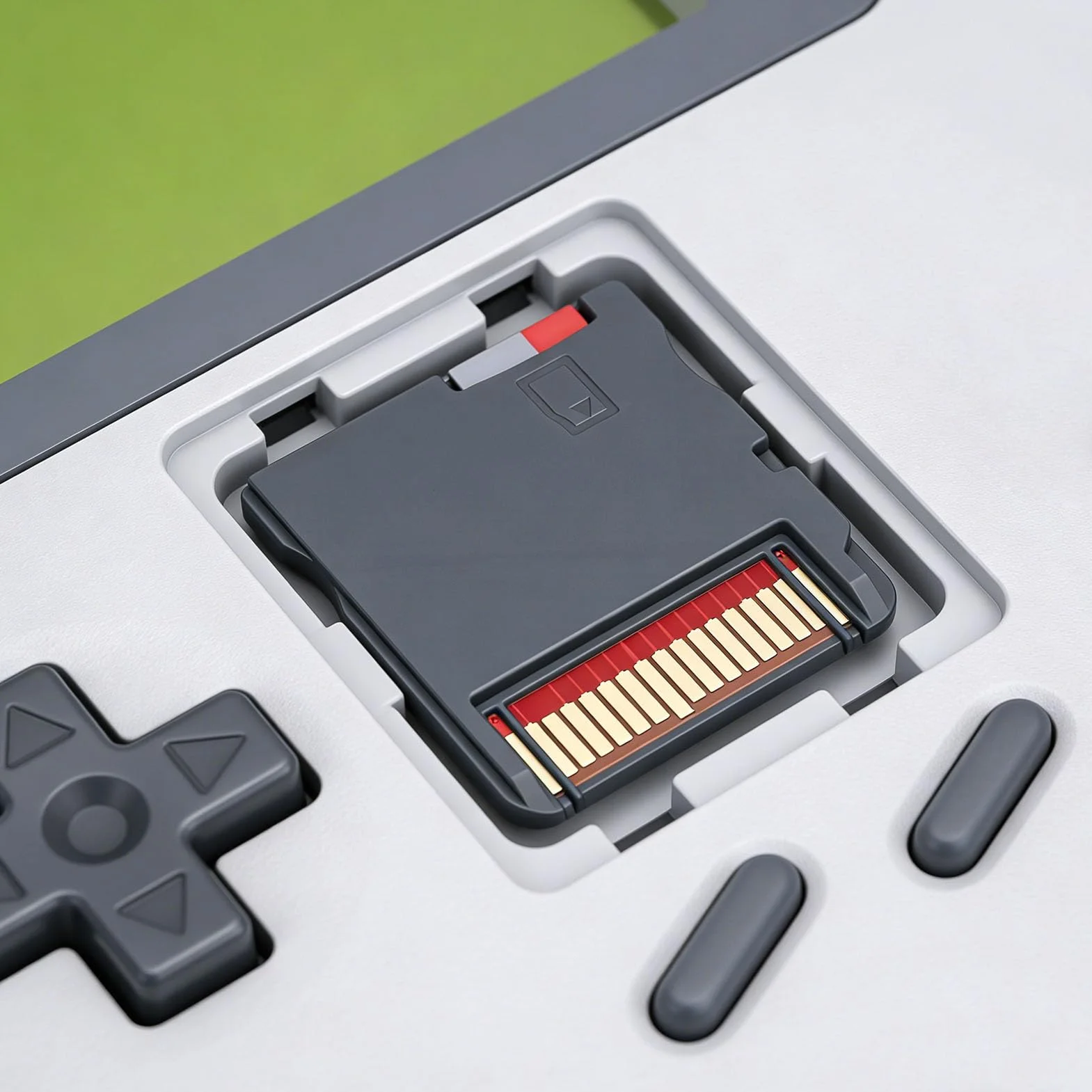 Scheda con 7800 giochi integrati, compatibile con 3DS, 2DS, NDSL, con emulazione di GBA, GBC, FC, MD, GB versione inglese