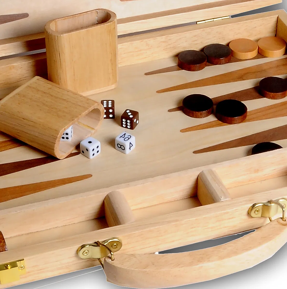 Engelhart - 150536 - Set di Backgammon in Legno Intarsiato