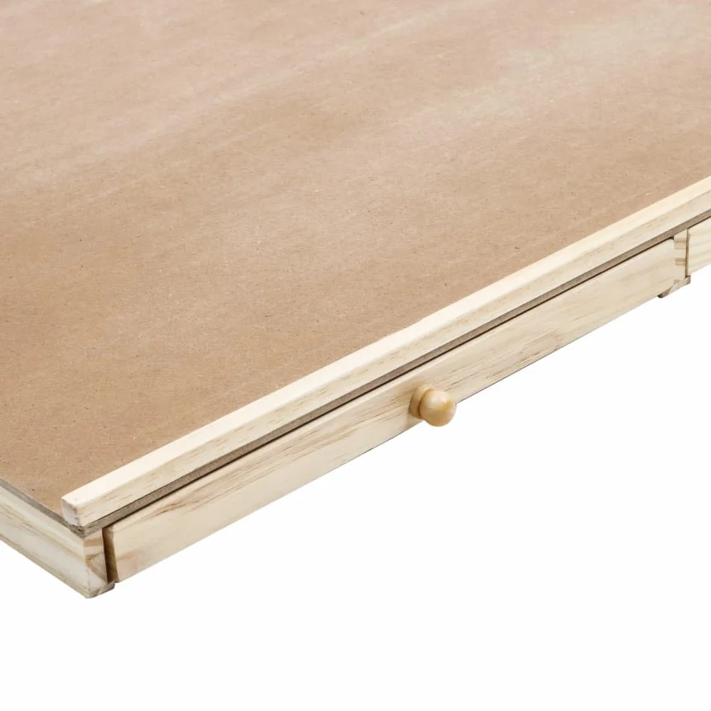 HI Tavolo per Puzzle con 4 Cassetti 76x57x4,5 cm in Legno