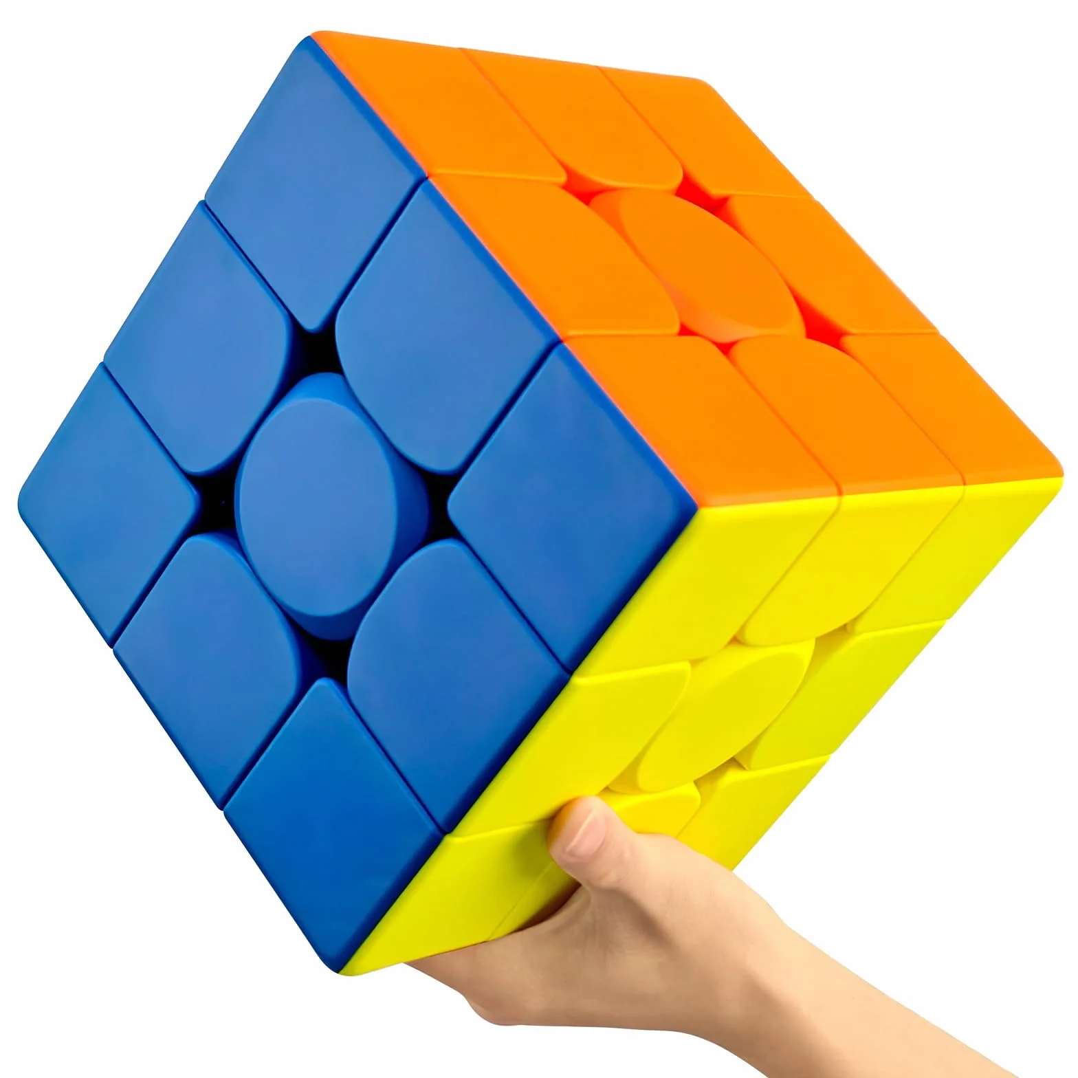 ROXENDA Cubo Magico 3x3x3 Extra Large – 18,8CM Cube Gigante, Puzzle Cubo di Velocità Regalo Perfetto per Bambini e Adulti