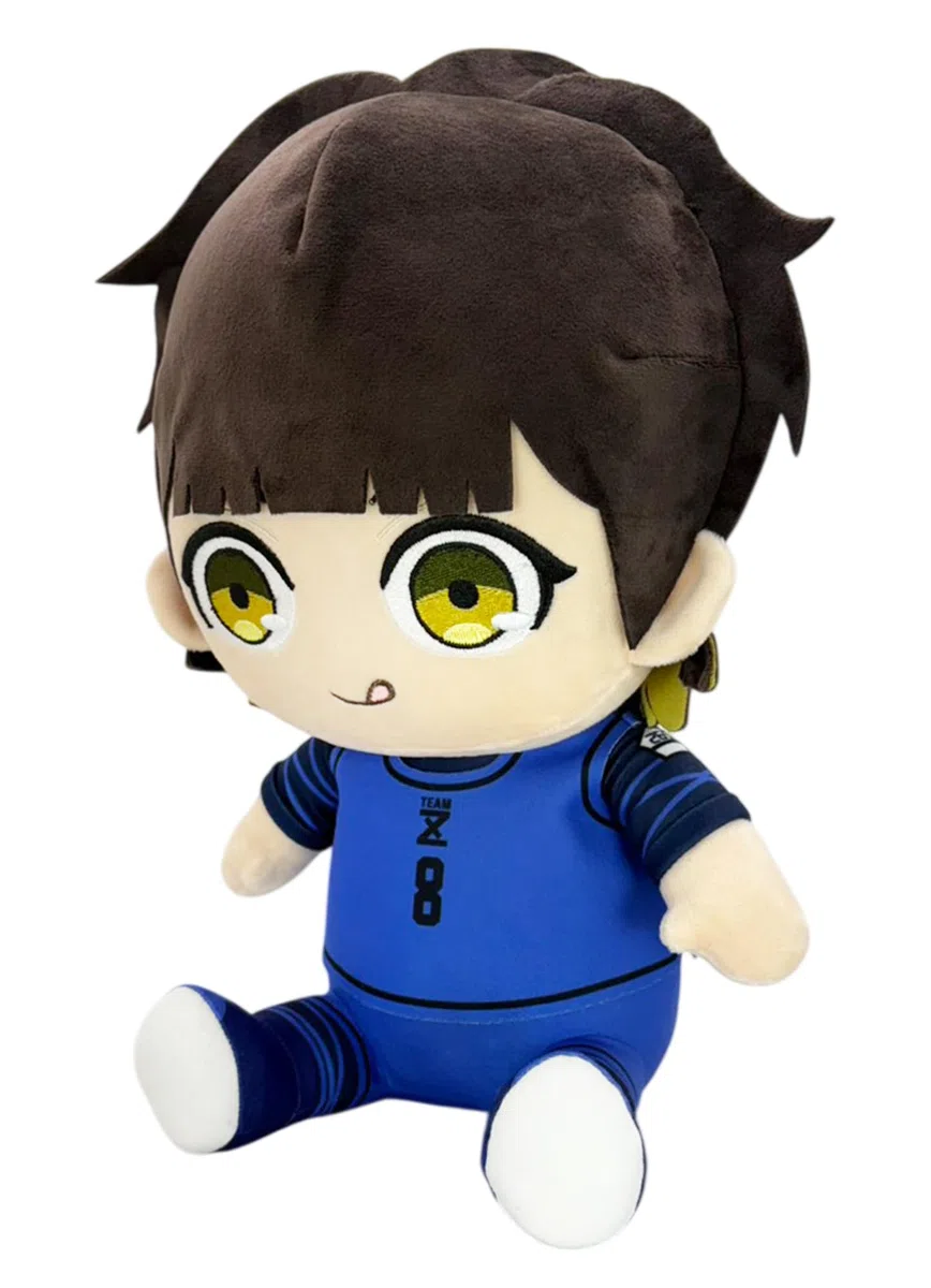 Great Eastern Entertainment Blue Lock Meguru Bachira Team Z Uniforme Seduto Pose Peluche 30,5 cm
