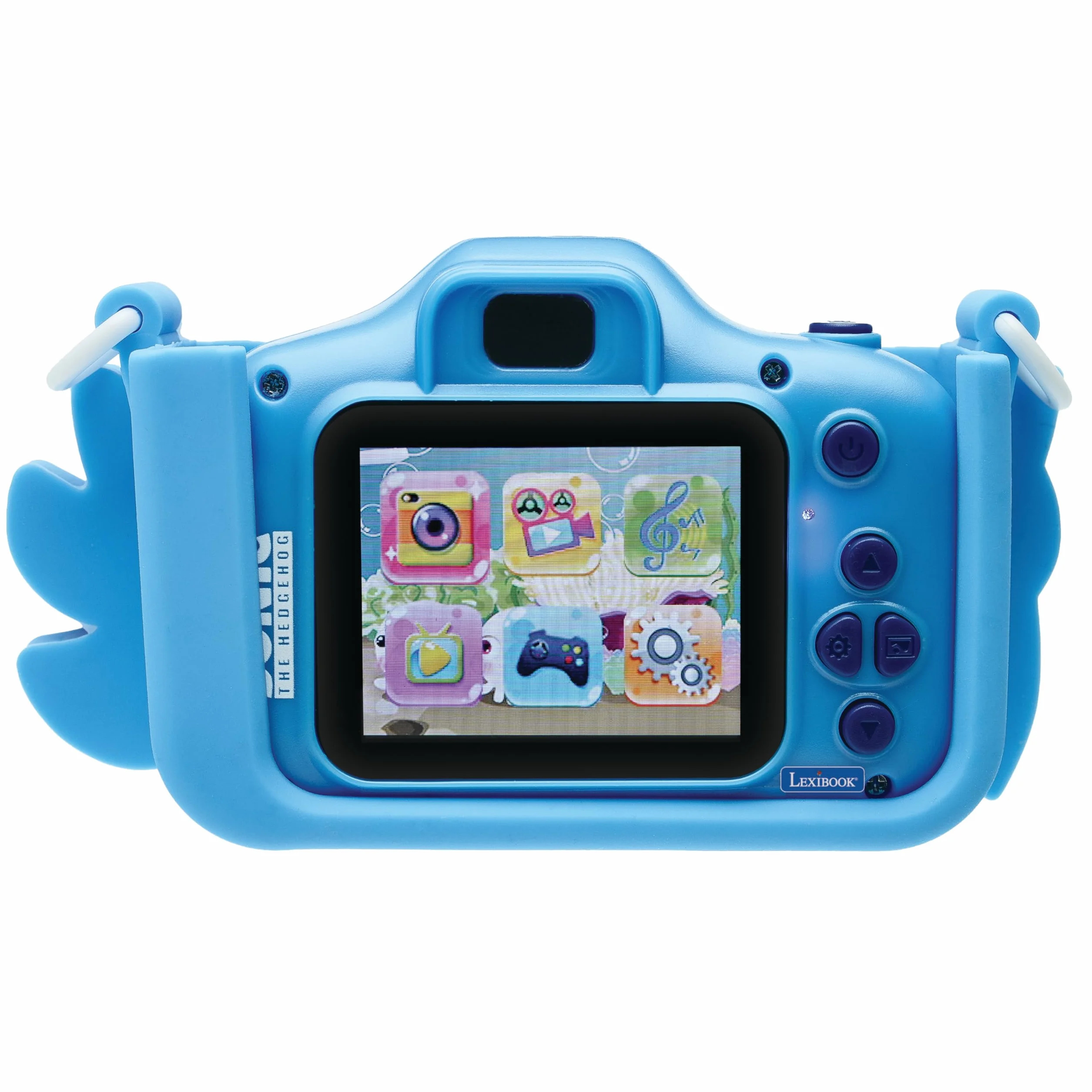 Lexibook, Sonic The Hedgehog, Fotocamera 4-in-1 per Bambini con Protezione, Funzioni Foto, Video, MP3 e Giochi, 15 Filtri per Personalizzare Le tue Foto, Scheda di Memoria da 8 GB Inclusa, DJ078SN