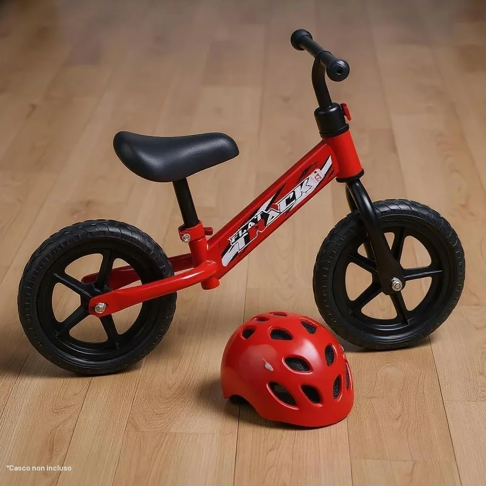 Chicos - Balance Bike Flat Track - Bicicletta Senza Pedali Ultraleggera con Ruote Anti-Foratura, Regolabile per Bambini 1-4 Anni (37004)