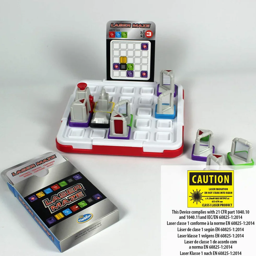 Thinkfun 76340 Laser Maze, Gioco di Logica, 1+ Giocatori, Età 8+