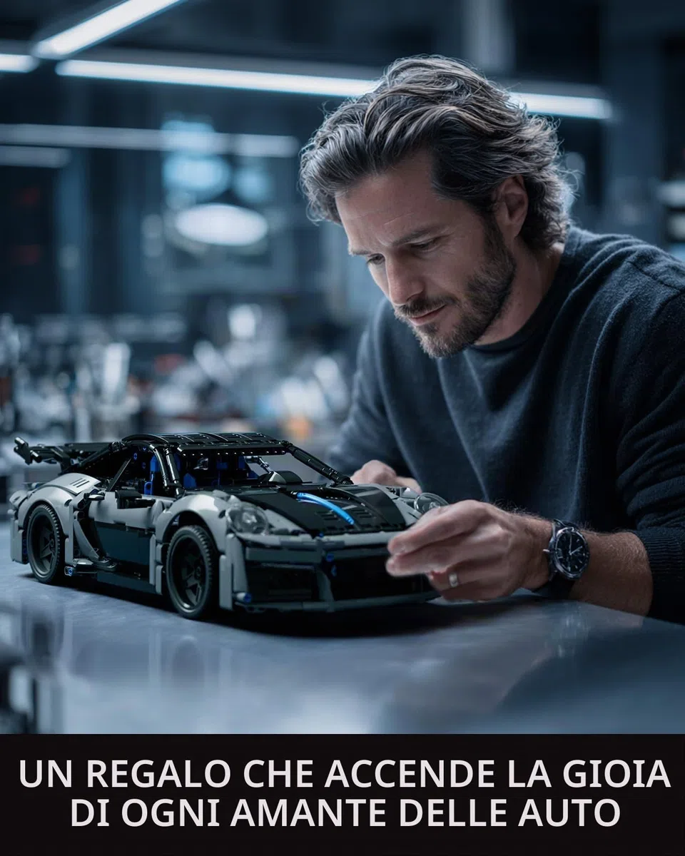 Nifeliz Auto Sportiva Stinger RS Modello Giocattolo, Giocattolo da Collezione da Costruire per Adulti, Set da Esposizione e Regalo per gli Appassionati di Auto (2.362 PCS, NF10328)