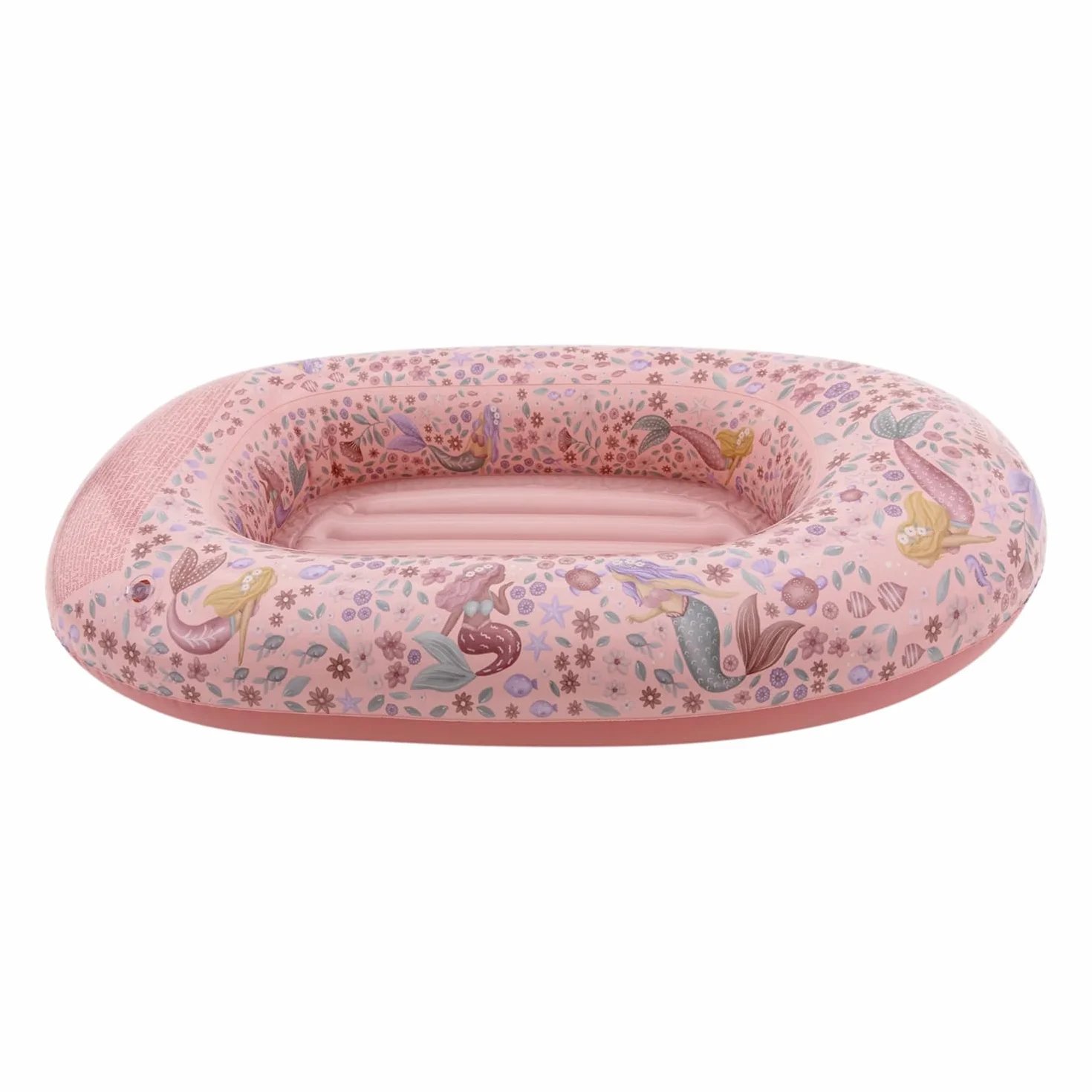 Little Dutch Barca gonfiabile – Gommone – Giocattolo gonfiabile – per ragazze dai 3 anni – Dreamy Mermaid rosa