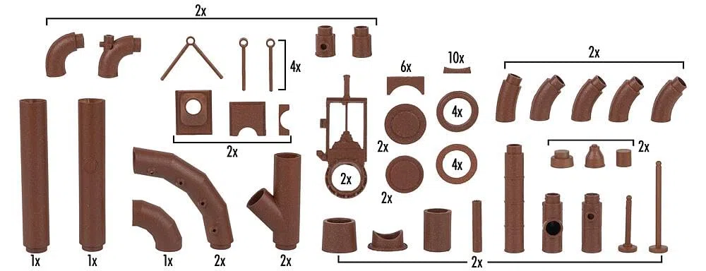 Faller H0 Set tubazioni 180327