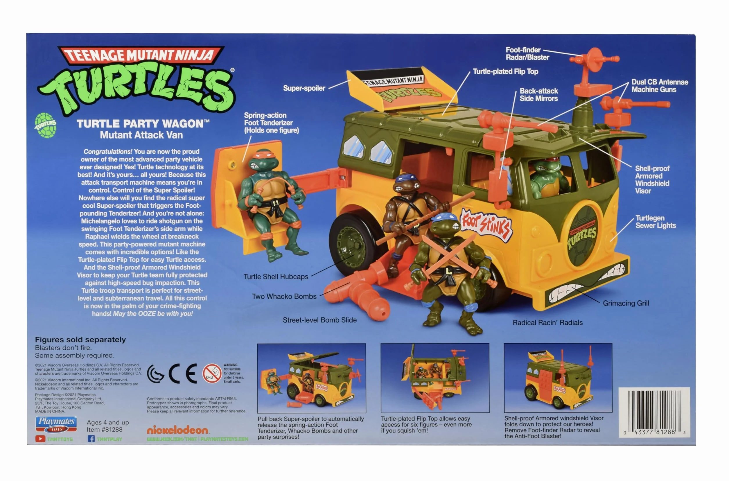 Playmates - TMNT Original Party Wagon