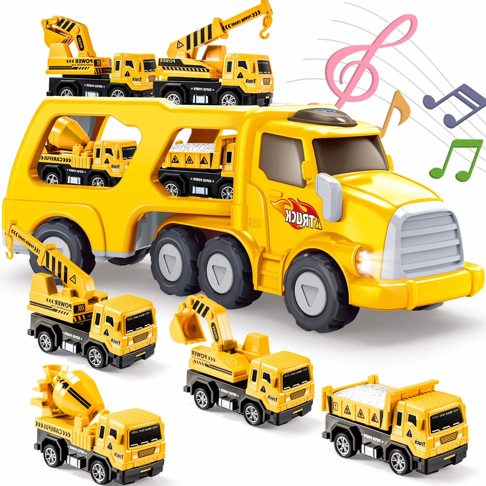EUCOCO Camion Giocattolo Bambino 1-6 Anni Macchinine Regalo Compleanno