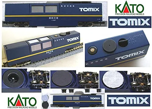 TOMIX 6425 VAGONE a TRAINO con MOTORE ASPIRATORE e SPAZZOLE ROTANTI per la PULIZIA e LUCIDATURA di TUTTI i TIPI di BINARI in SCALA-N 1:160