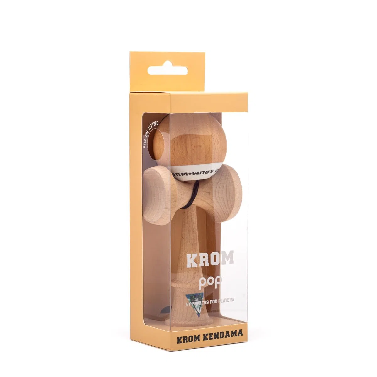 KROM Kendama Gioco - Pop Naked - Abilità Cognitive migliorate - Equilibrio, riflessi e creatività migliorati - Modello Kendama PRO Fatto per Principianti e Professionisti.