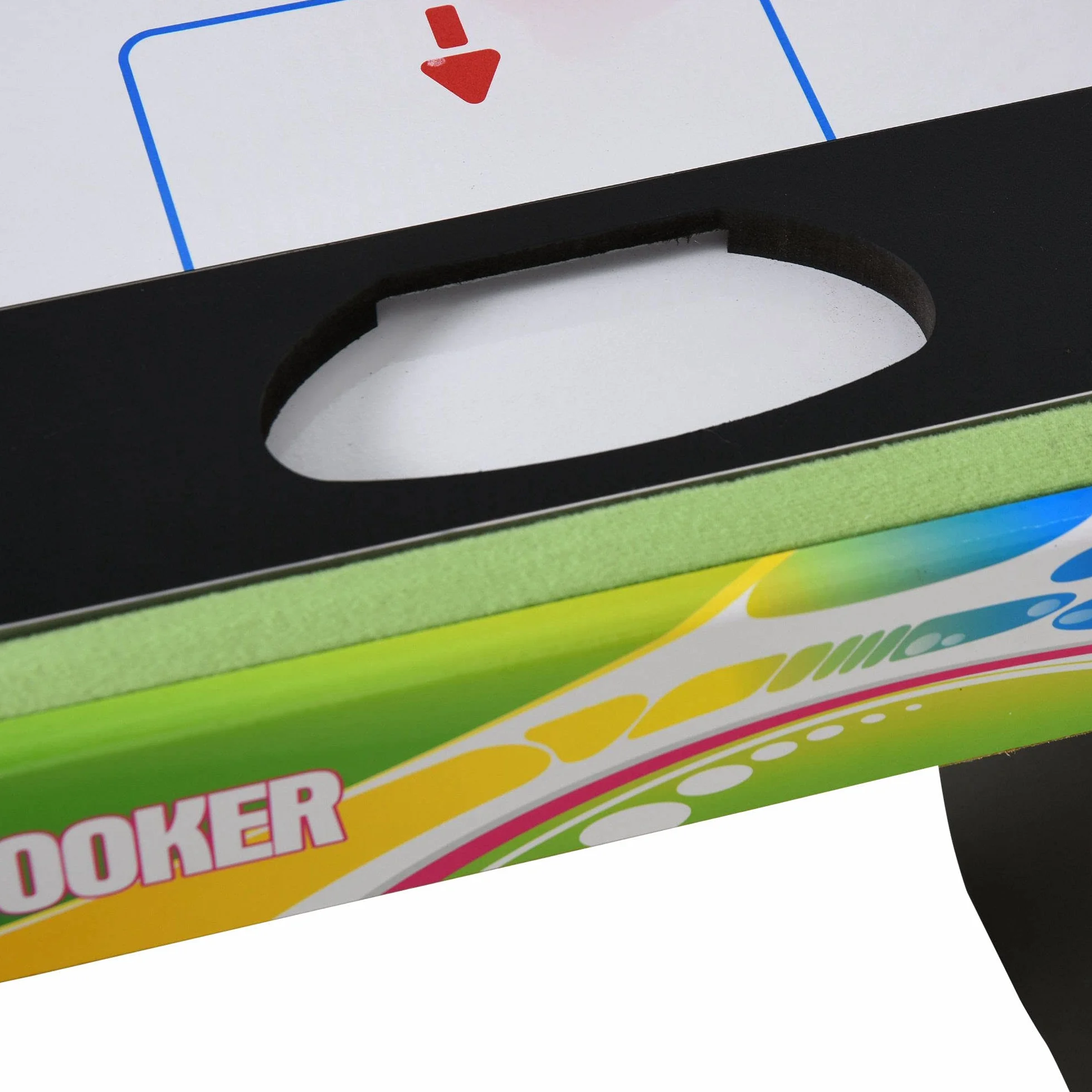 HOMCOM Tavolo da Gioco 4 in 1 per Calcio-Balilla, Biliardo, Air Hockey e Ping Pong con Accessori Inclusi, Tavolo Multigioco Pieghevole in MDF e Plastica, Multicolore