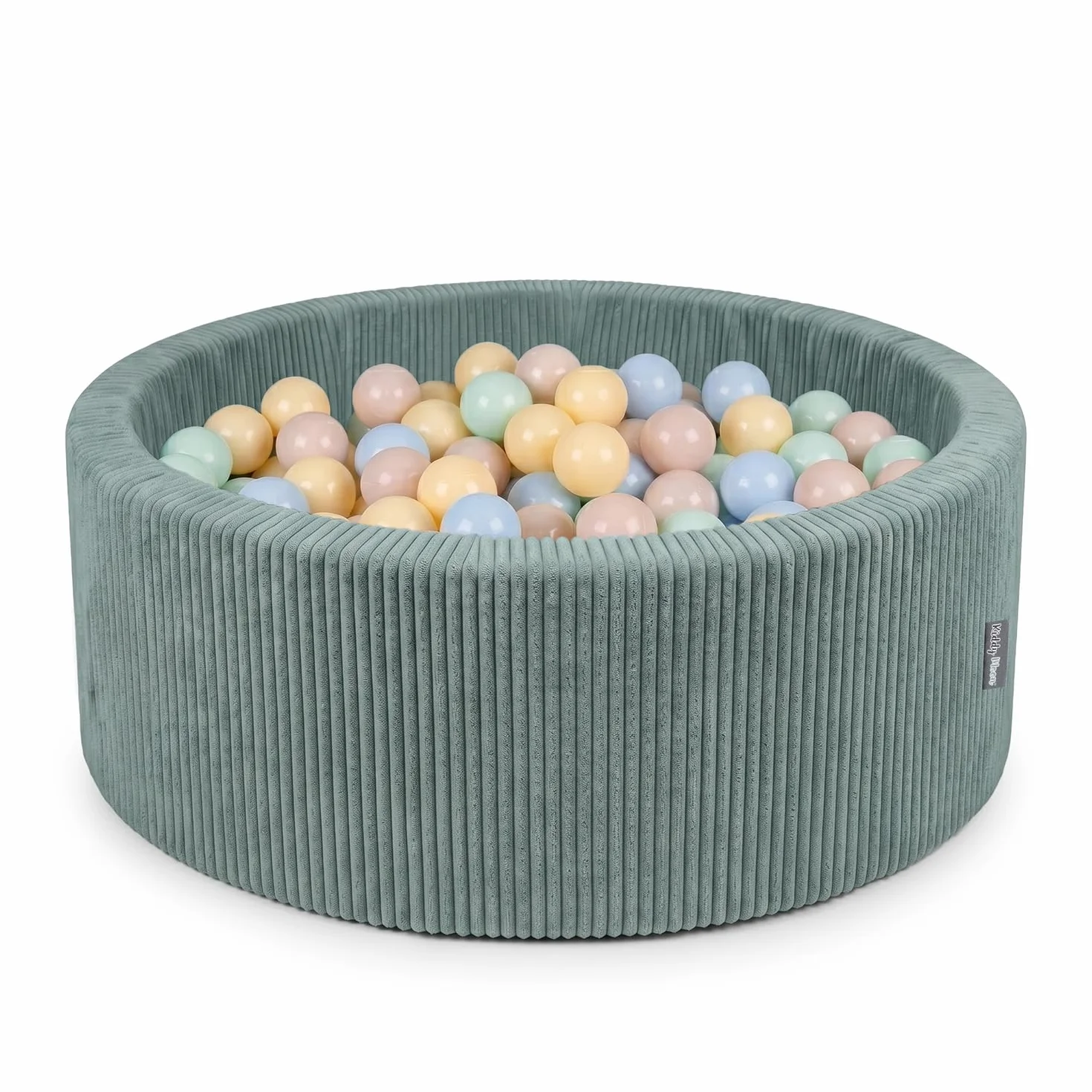 KiddyMoon Piscina Bambini Lavabile 90 X 30 Cm Con 200 Palline, Piscina Con Palline Per Bambini, Gioco Da Interno In Schiuma, Facile Da Pulire
