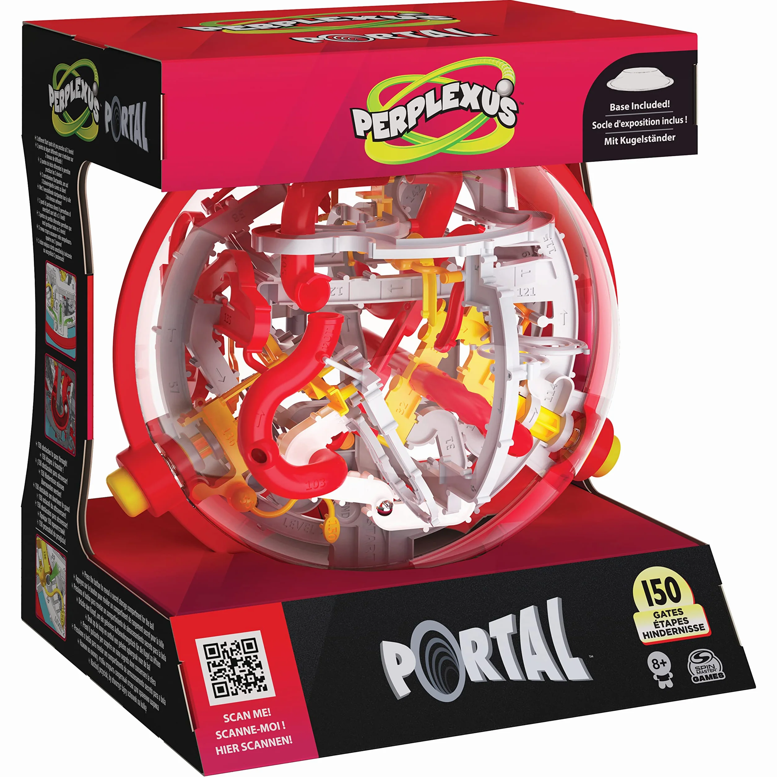 Perplexus Portal, il Labirinto in 3D con 150 Ostacoli in una Sfera, 8+ Anni