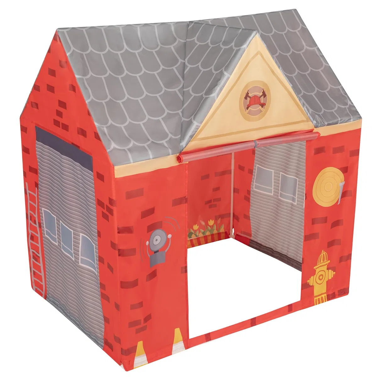 Selonis Tenda Stazione Dei Pompieri Per Bambini Con 100 Palline Casetta Da Gioco Design Realistico