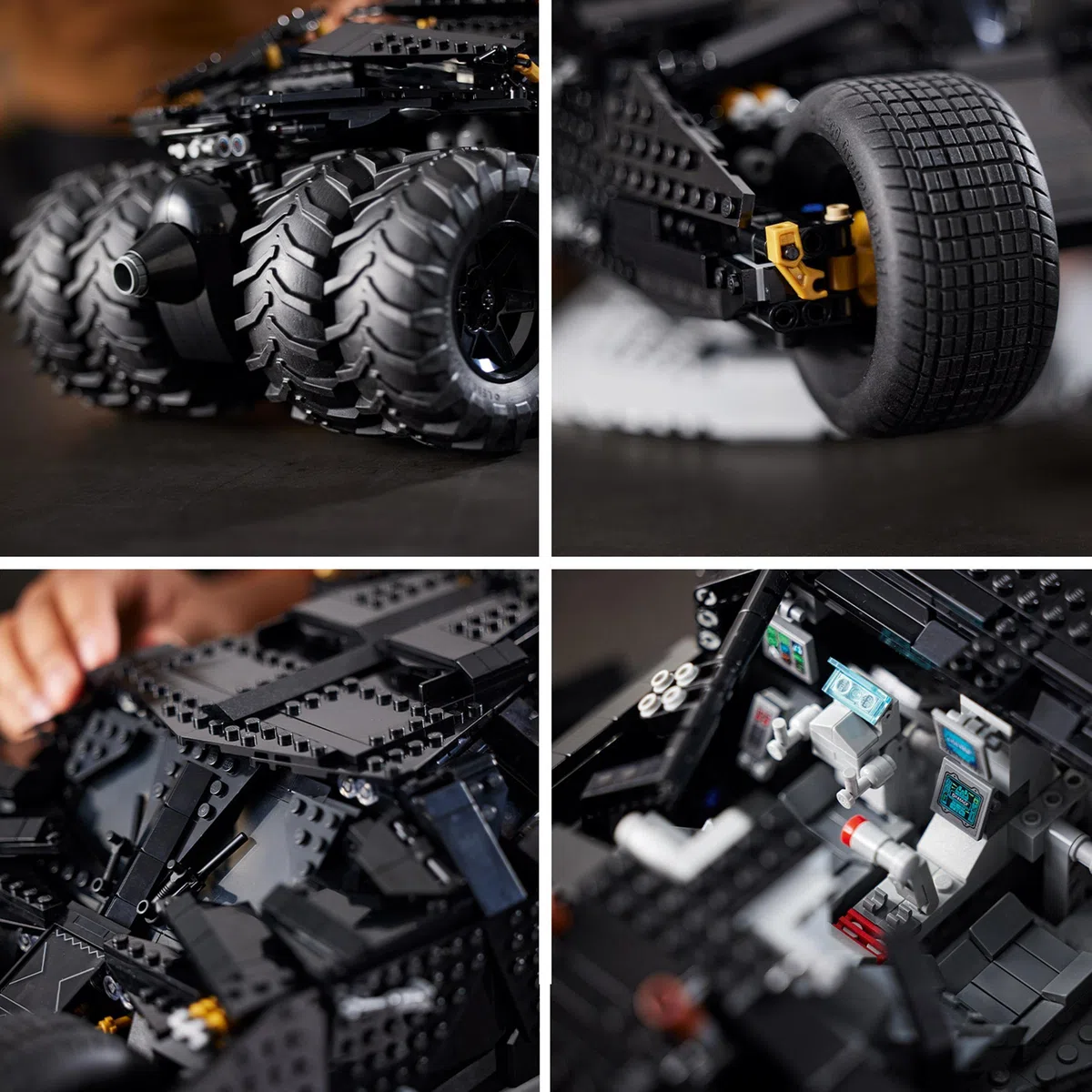 LEGO DC Batman Batmobile Tumbler, Modellino di Auto da Costruire, Kit Modellismo Adulti, Iconica Macchina della Trilogia del Cavaliere Oscuro, Idea Regalo per Uomo o Donna da Collezione 76240
