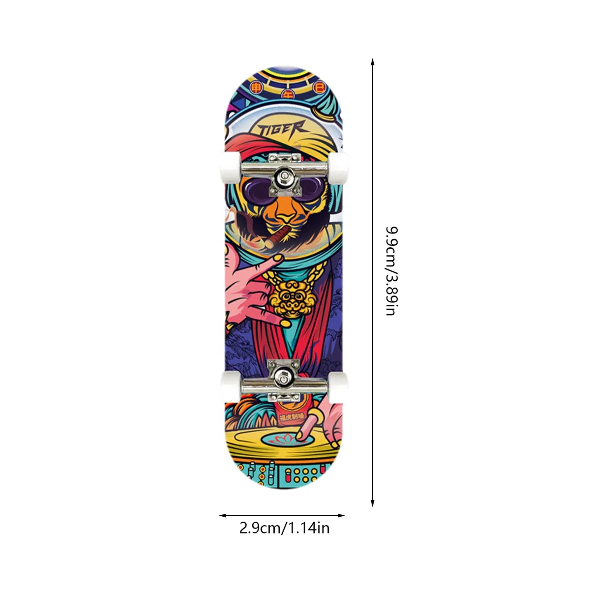 Fingerboard per bambini, skateboard da dito, Tavole per bambini in legno, Piccoli giocattoli da dito, skateboard da dito colorato per bambini dai 6 anni in su