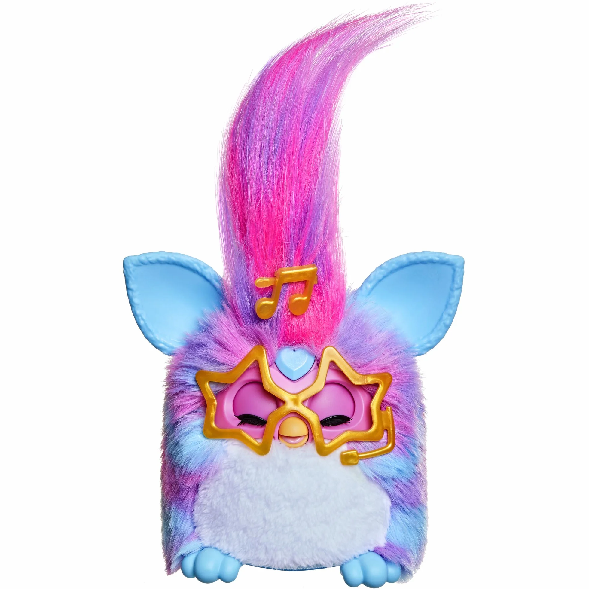 Furby Vibes Blue Razz Peluche Giocattolo Elettronico Interattivo per Bambini 6+