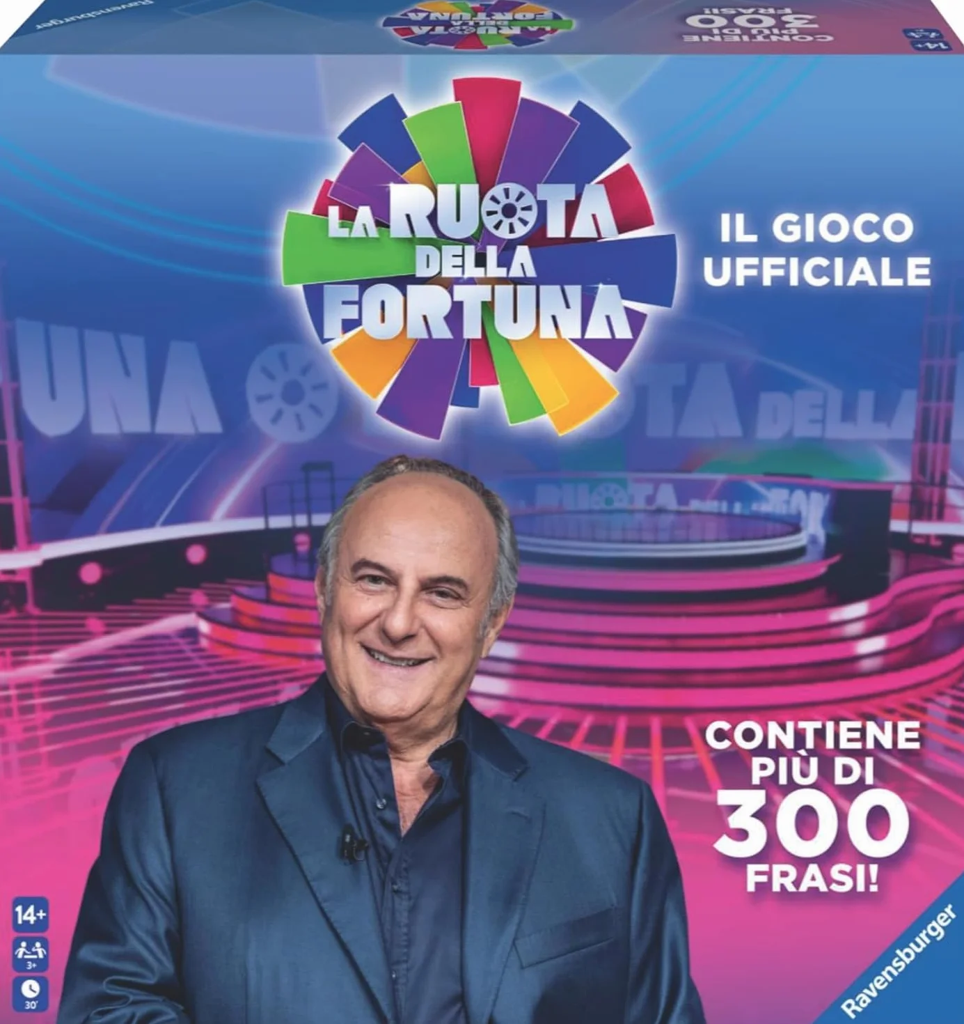 Ravensburger - La Ruota Della Fortuna | Giochi Da Tavolo Adulti | Gerry Scotti | Giochi Da Tavolo Divertenti +14 Anni | Gioco Da Tavola | 3+ Giocatori