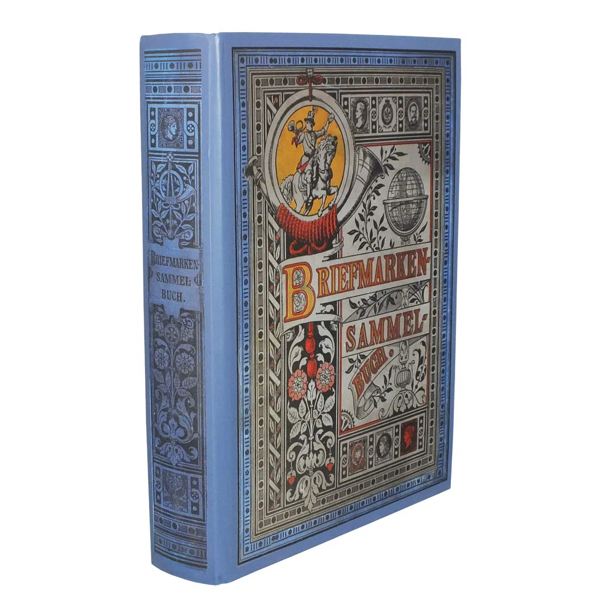 SAFE 101 Album Francobolli Retrò – Porta francobolli e raccoglitore per collezionisti – 60 pagine con bande in pergamina – Album per francobolli grande formato 230 x 305 mm