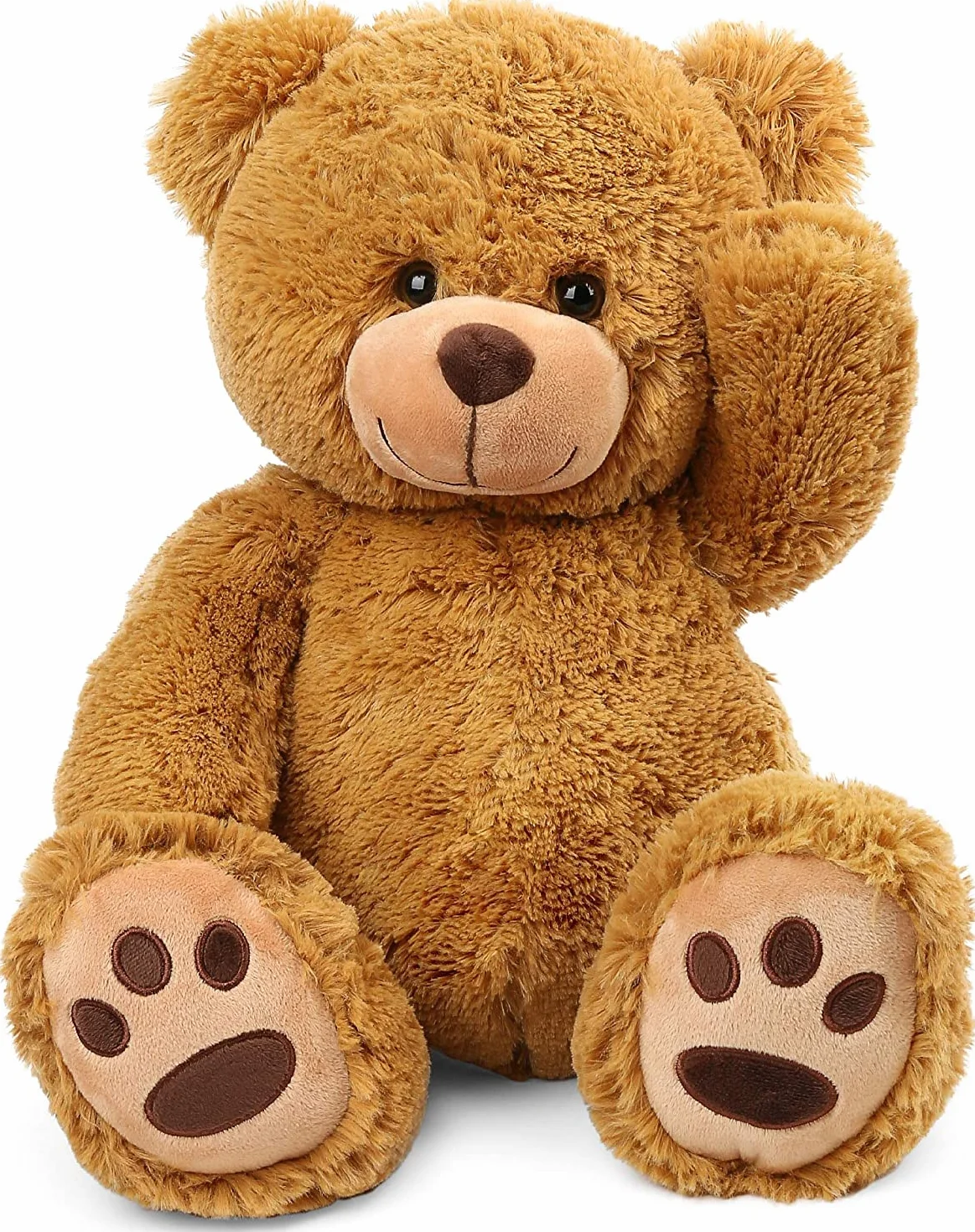 LotFancy Orso Peluche 50 cm, Orsetto Peluche, Orsacchiotto Peluche Morbido Farcito Teddy Bear Simpatici Animali di Peluche per Bambini e Neonati Colore Marrone