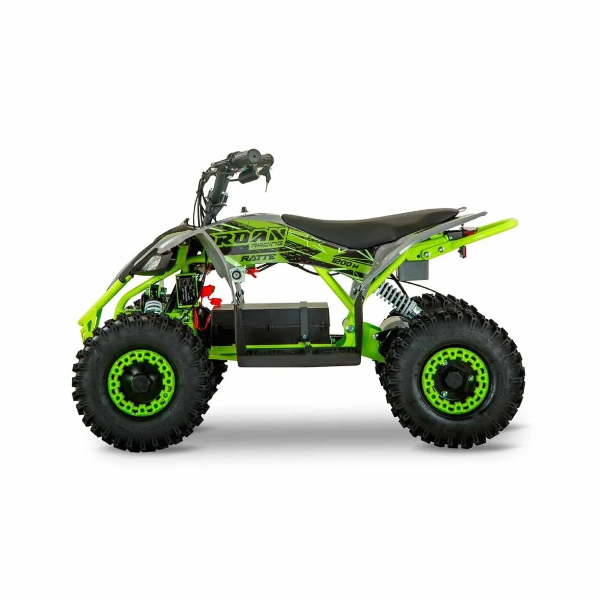 Miniquad elettrico Roan-Ratte 1200 48 V, Verde
