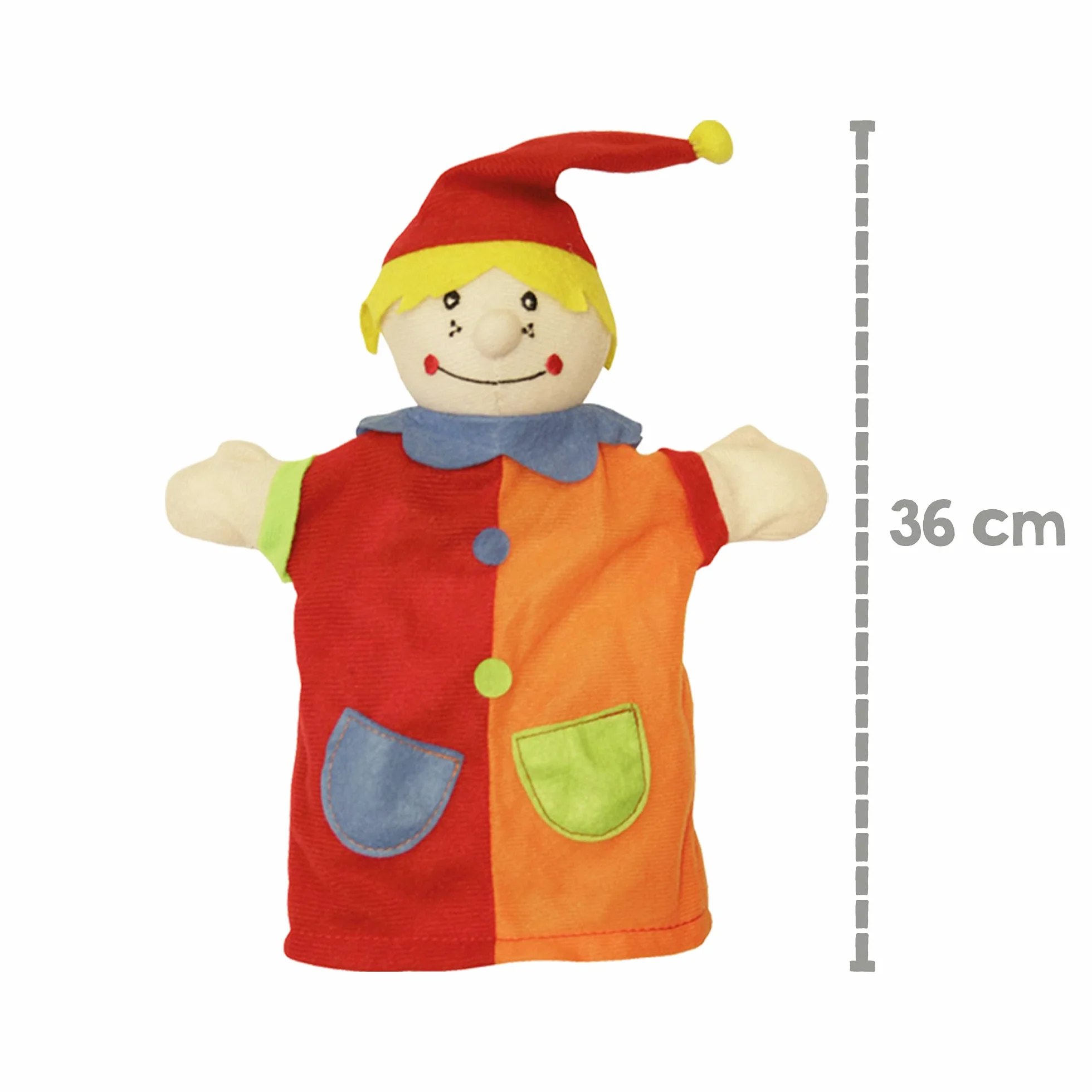 roba Set di 6 Personaggi Marionette da Mano in Tessuto di Peluche e Feltro - Burattini per Teatrini per Bambini - Ideale come Regalo di Compleanno e Natale - Multicolore