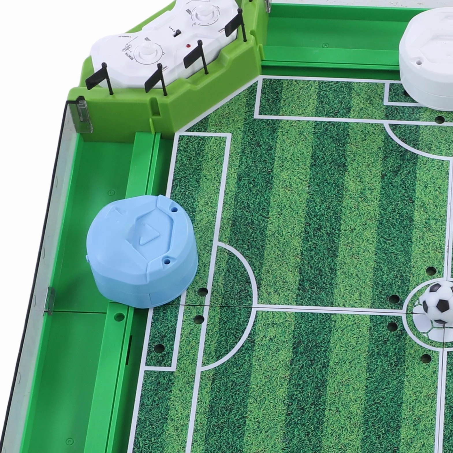 Chrees Gioco di Calcio Balilla Telecomandato, Gioco da Tavolo di Calcio da Tavolo con 2 Telecomandi per Feste in Famiglia per Bambini, Sportivo Interattivo Educativo per la Casa