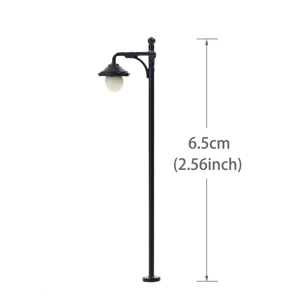 Evemodel LYM22 Model Railway Street Lights HO OO Scale LEDs 10pcs