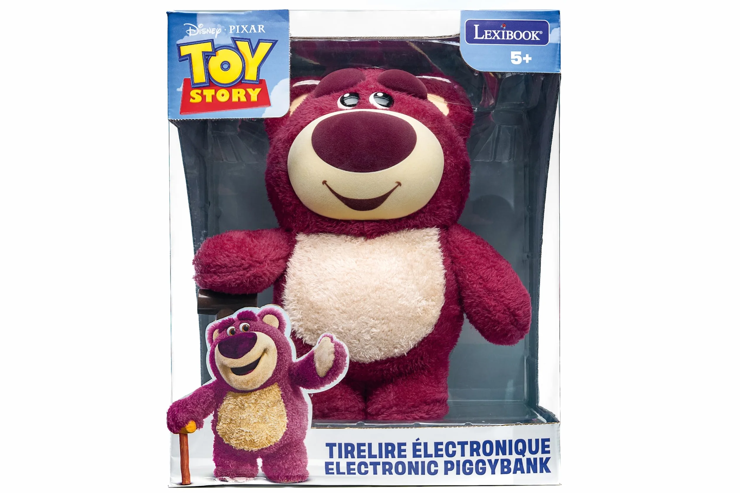 Lexibook, Lotso, Cassaforte elettronica Lotso, Rosa Rosso, JG140TS1