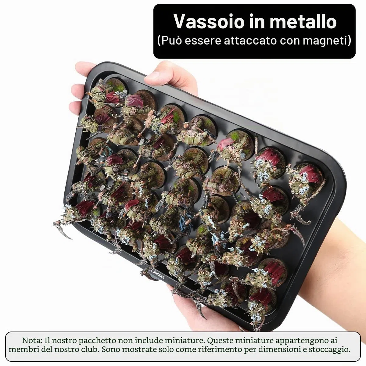 Jucoci Custodia per miniature Custodia per il trasporto di miniature (formato grande)