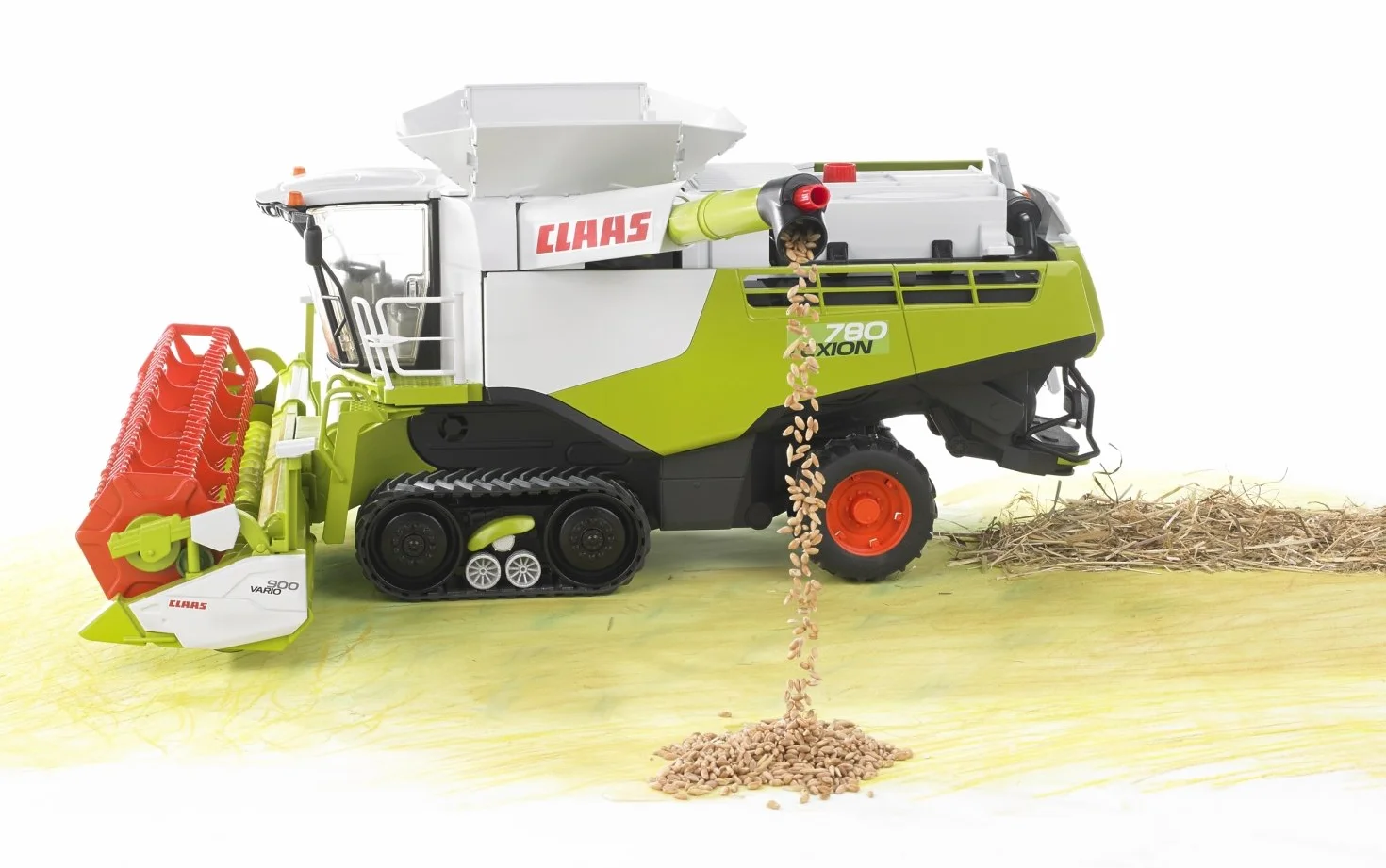 bruder 02119 - Mietitrebbia Claas Lexion 780 Terra Trac, trattore, fattoria, giocattolo